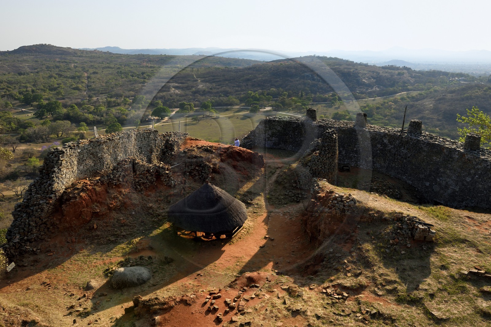 Zimbabwe, province de Masvingo, les ruines du site archéologique du Grand Zimbabwe, classé Patrimoine Mondial de l'UNESCO, Xème au XVème siècle, les Ruines de la colline (Hill Complex)