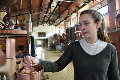 France, Charente, Sireuil, Distillerie des Moisans