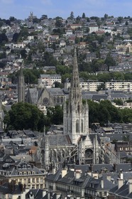 France, Seine Maritime, Rouen,  Gothic Church of St Maclou (15th century)