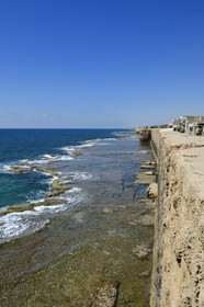 Israel, district Nord, Galilée, Acre (Akko), vieille ville, classée Patrimoine Mondial de l'UNESCO, muraille maritime occidentale