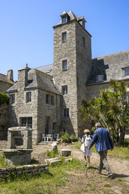 France, Finistère, Roscoff, one of the shipowners' houses of the James de la Porte Noire brothers built at the end of the 16th century