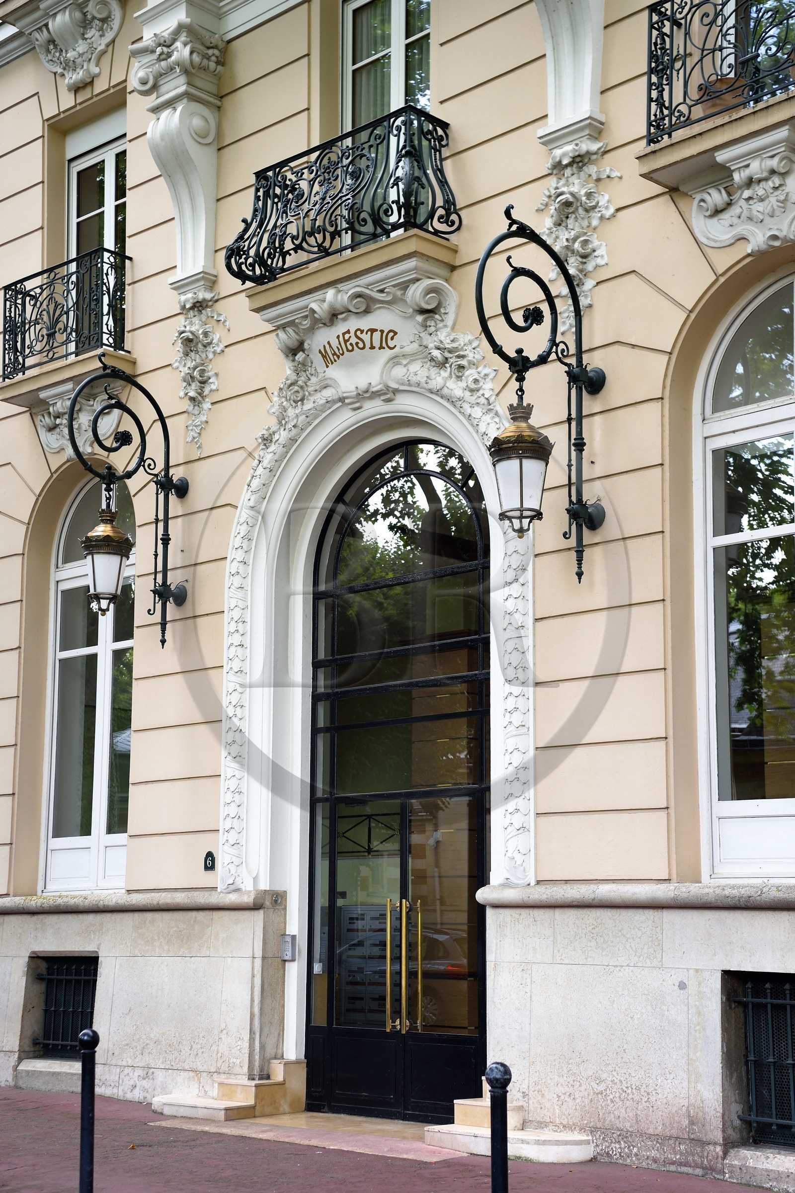 France, Allier (03), Vichy, l'ancien Hotel le Majestic dans la rue Petit construit en 1907 par l’architecte Henri Mignan