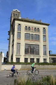 France, Meurthe-et-Moselle, Saint-Nicolas-de-Port, the French Brewery Museum located in a former brewery 1931 industrial building from architect Fernand Caesar that is an example of industrial Art Deco architecture