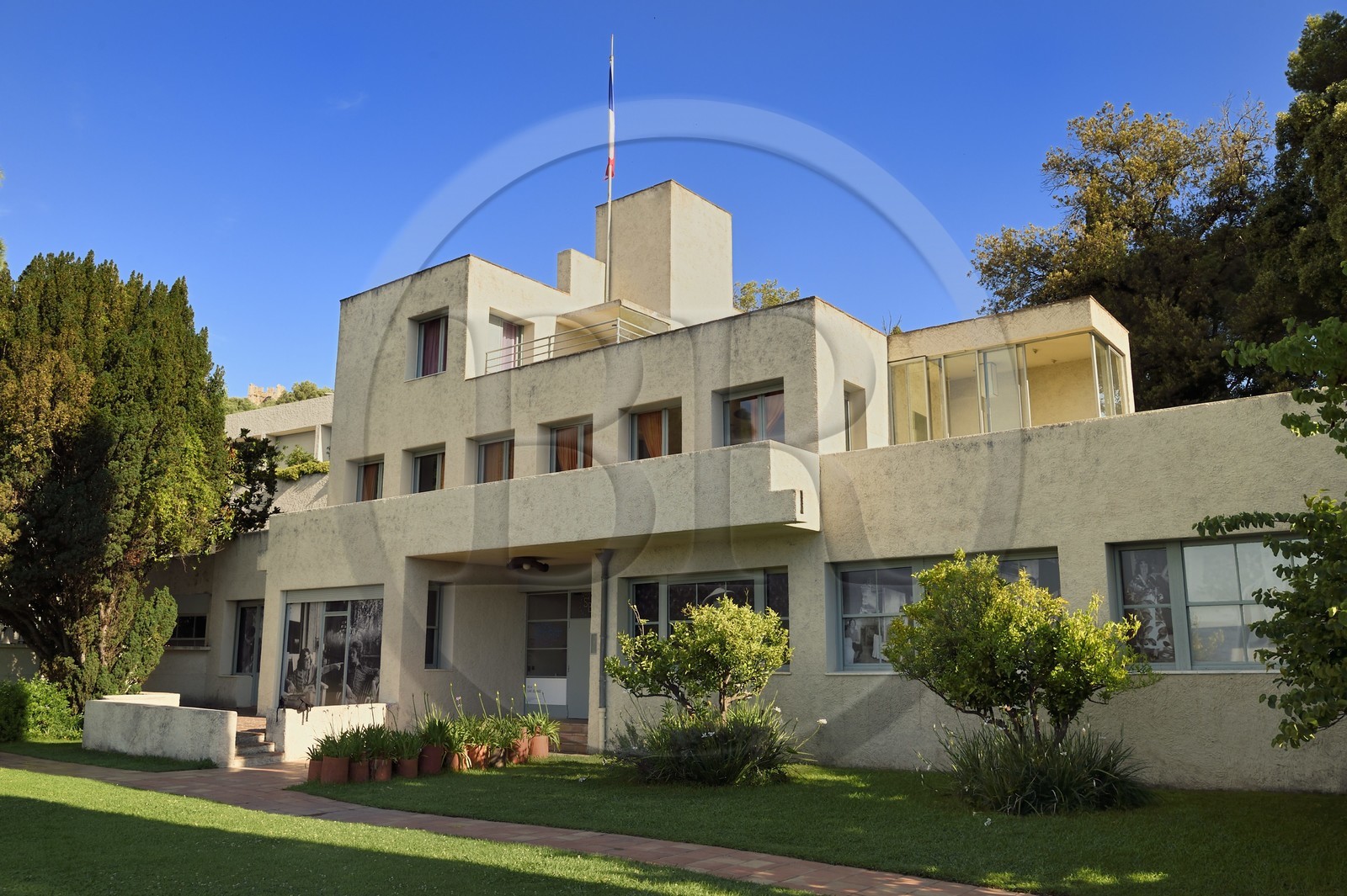 France, Var (83), Hyères, la villa Noailles concue par l'architecte Robert Mallet Stevens