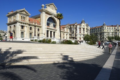 France, Alpes-Maritimes, Nice, district Liberation, former Gare du Sud (Southern Railway Station) now a multimedia library
