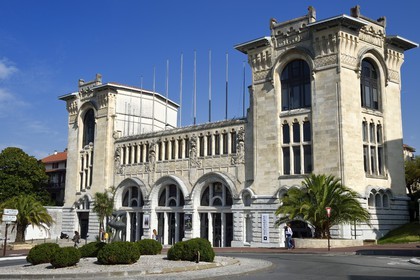 France, Pyrenees Atlantiques, Basque Country, Biarritz, Palais des Festivals et des Congrès (Palace of Festivals and Conferences) La Gare du Midi