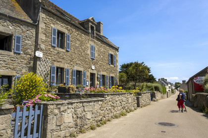 France, Finistère (29), Iles du Ponant, Ile de Batz, la Chambre d’hôtes de Marie-Pierre Prigent dans le Bourg