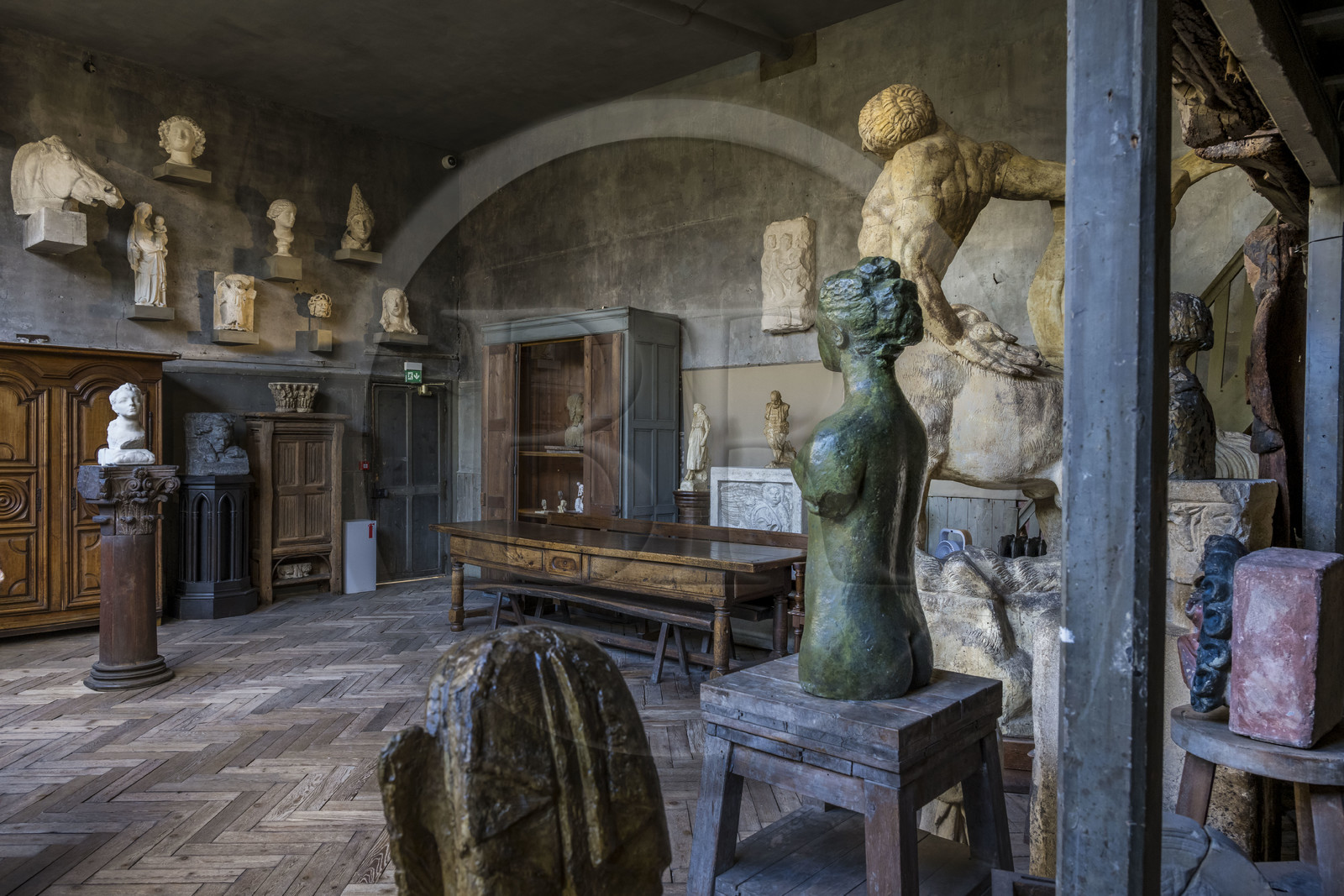 France, Paris (75), le musée du sculpteur Antoine Bourdelle, l'ancien atelier de sculpture