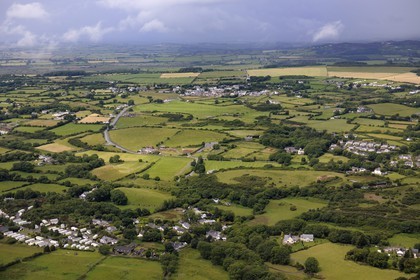 United Kingdom, England, Wales, Isle of Anglesey, Benllech on the north coast (aerial view)