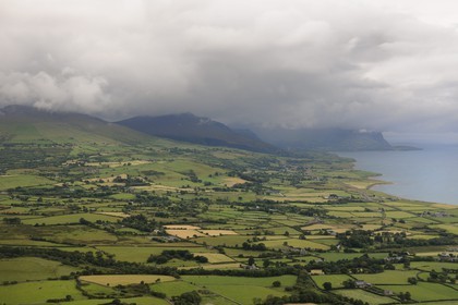 United Kingdom, England, Wales, the North-west coast around Caernarfon(aerial view)