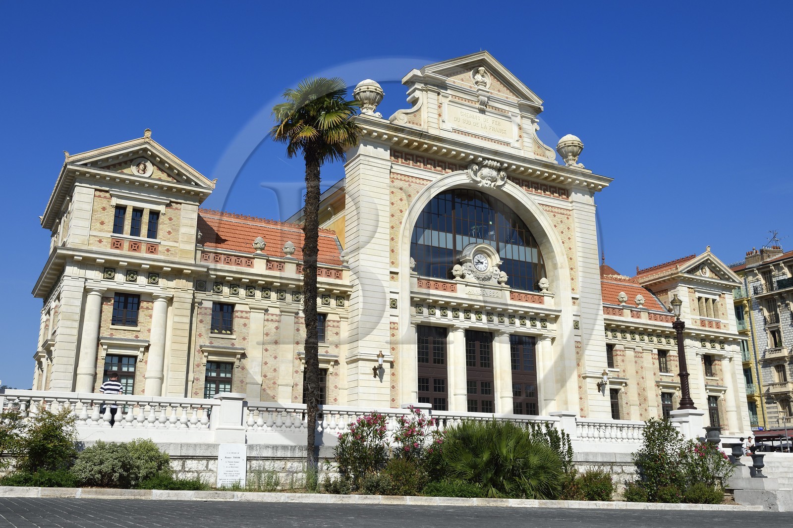 France, Alpes-Maritimes (06), Nice, quartier Libération, ancienne gare du Sud devenue une médiathèque