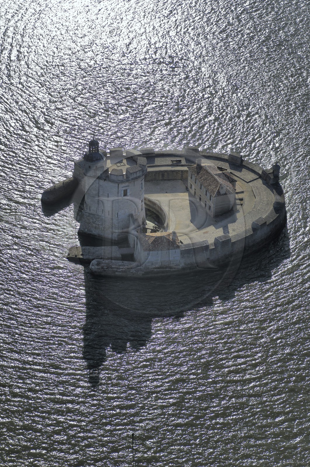 France, Charente-Maritime (17), Bourcefranc-le-Chapus, Fort Louvois ou Fort du Chapus (vue aérienne)