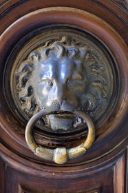 France, Bouches du Rhone, Arles, the city hall, knocker