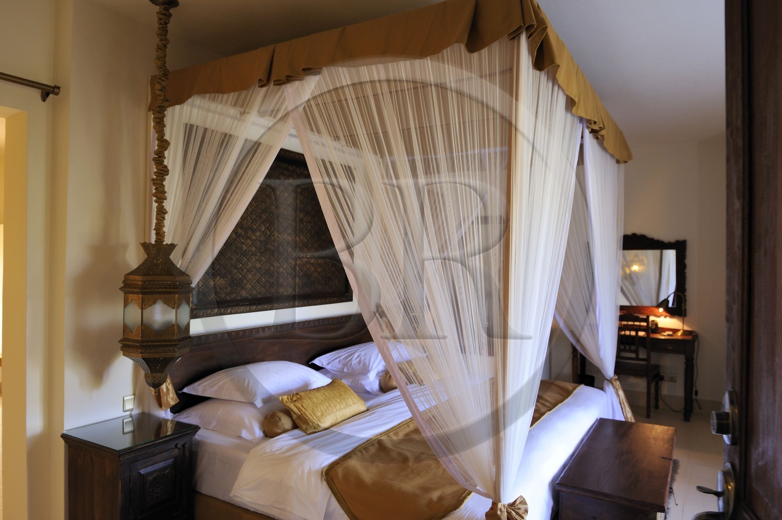 Tanzanie, archipel de Zanzibar, île de Unguja (Zanzibar), côte Sud-Est, Bwejuu, le luxueux Baraza Resort & Spa