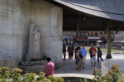 France, Seine Maritime, Rouen, place du Vieux Marché, the site of Joan Of Arc's pyre