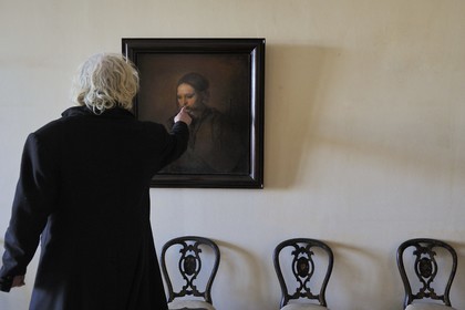 France, Yvelines (78), Maisons-Laffitte, le peintre suédois Odd Nerdrum
