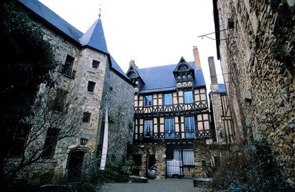 France, Sarthe (72), Le Mans, rue de la Reine Bérengère, musée de la Reine Bérengère