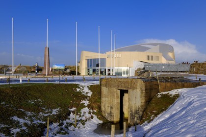 France, Manche, Cotentin, Sainte Marie du Mont, museum of Utah Beach where took place the main American landing of D day