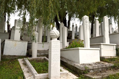 Bosnie-Herzégovine, Sarajevo, cimetière musulman de Alifakovac