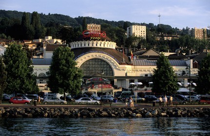 France, Haute-Savoie (74), Evian-les-Bains, le casino de la ville