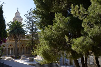 Israel, Jérusalem, ville sainte, eglise du Pater Noster (Domaine de L'Eleona) sur le Mont des Oliviers qui fait partie des quatre territoires français de Jérusalem