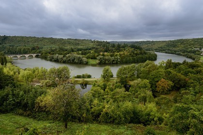 France, Meurthe-et-Moselle, Liverdun, loop of the River Moselle