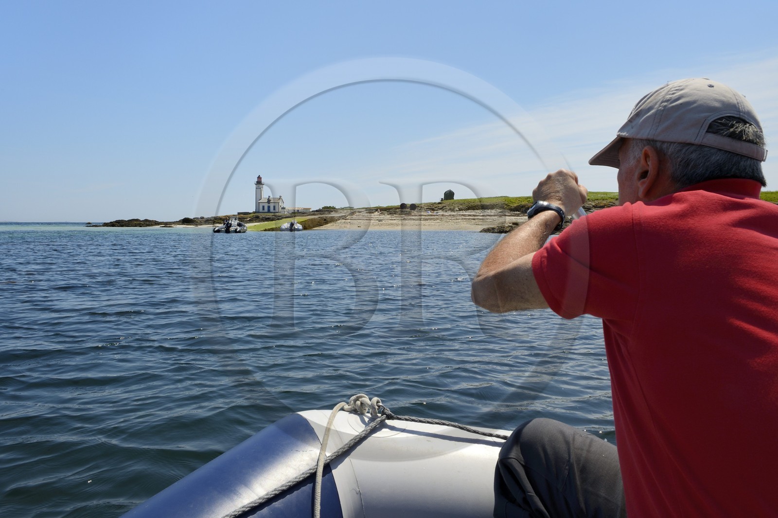 France, Finistère (29), La Foret Fouesnant, archipel des Glénan, Ile aux Moutons