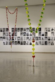 Afrique du Sud, province de Gauteng, Johannesburg, quartier de Braamfontein, Wits Art Museum, exposition de l'œuvre de l'artiste militant Zanele Muholi