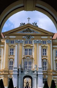 Austria, Lower Austria, Melk Abbey (baroque style), western frontage