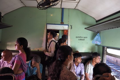 Sri Lanka, Colombo, gare de Maradana